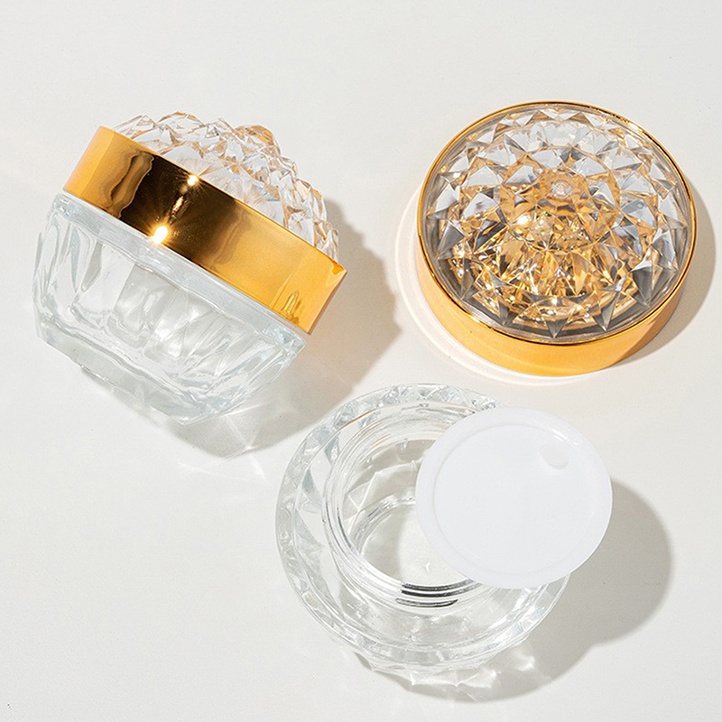 Luxury Skincare Samples - Luxury Diamond 50g Glass Face Cream
