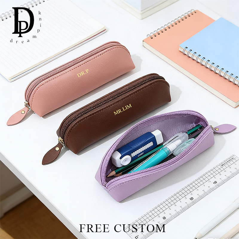 Luxury Skincare Samples - Custom Initials Fashion Pen Pouch PU