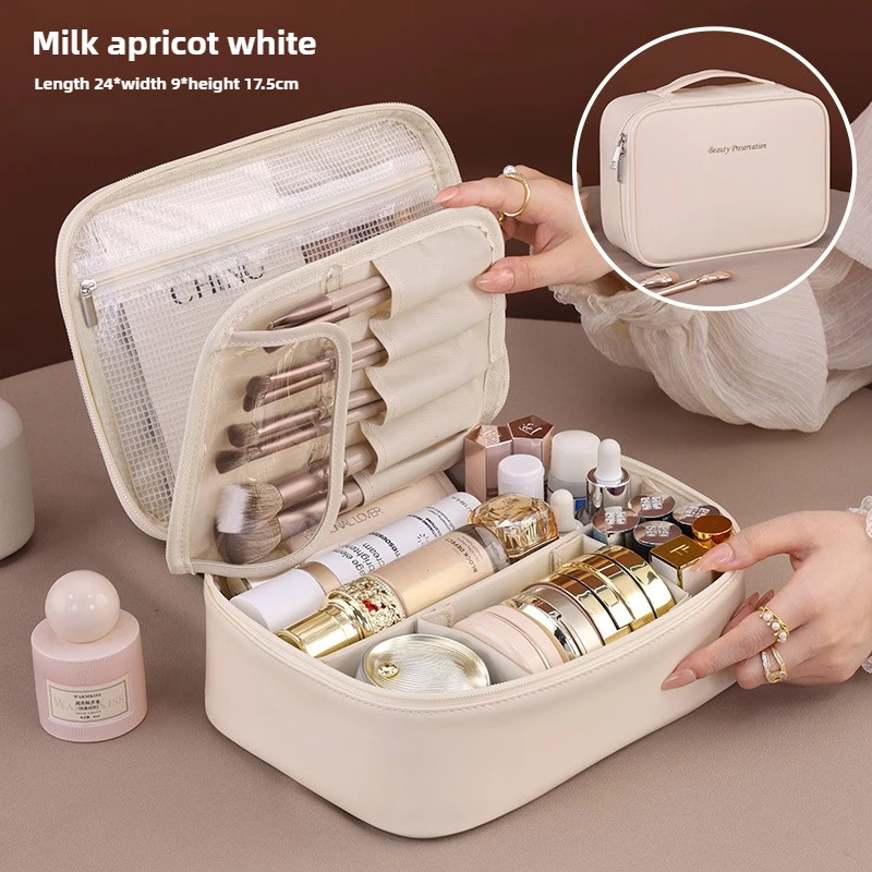 Luxury Skincare Samples - New Women's Large Capacity Cosmetic Bag