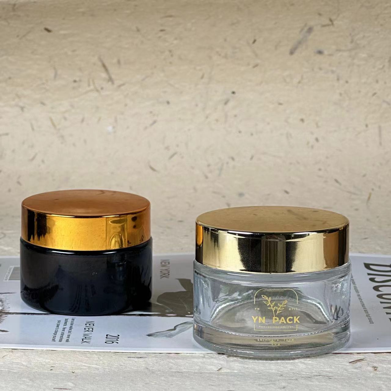 luxury glass jar Wholesa frost - огляд і ціна Luxury Gold Skincare