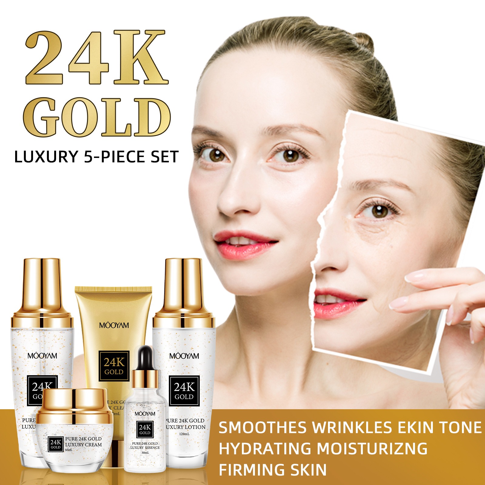 24K Gold LUXURY Moisturizin An - огляд і ціна Luxury Gold Skincare