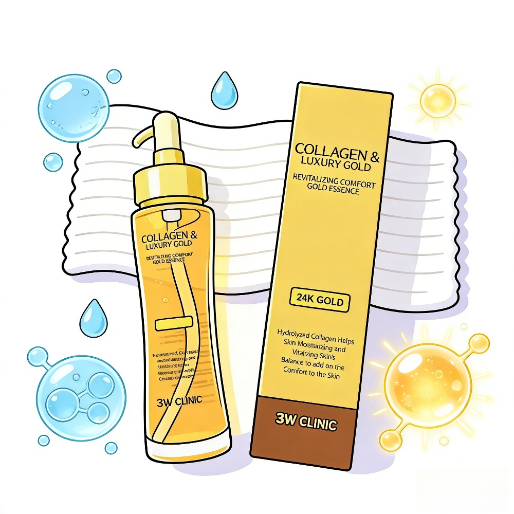 3WCLINIC Collagen & Luxury Gol - огляд і ціна Luxury Gold Skincare