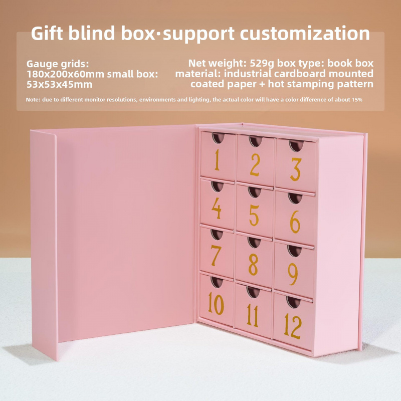custom.Skin Care Box Packaging - огляд і ціна Luxury Skincare Advent Calendar